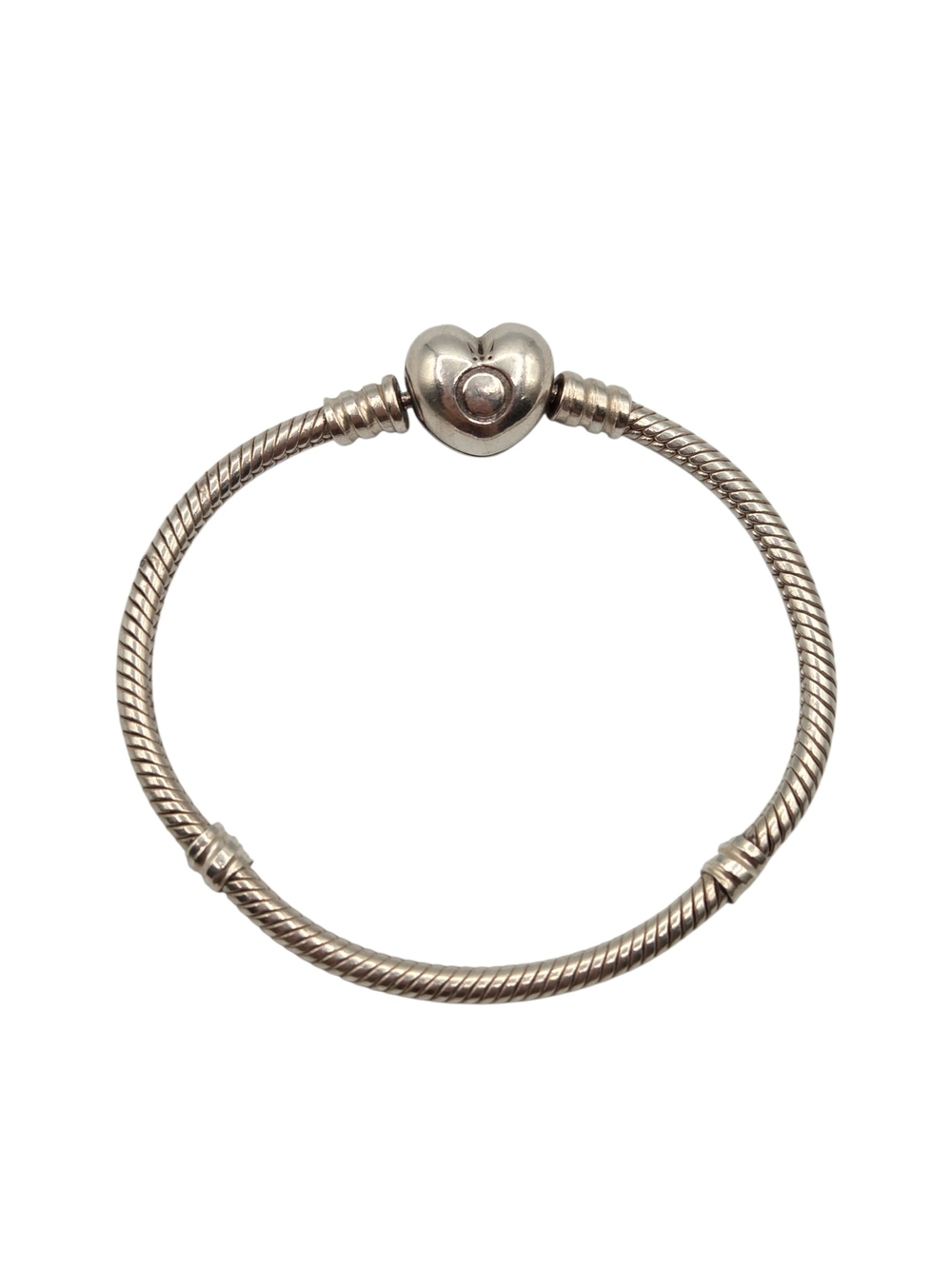 Pandora Heart Silver Charm Bracelet